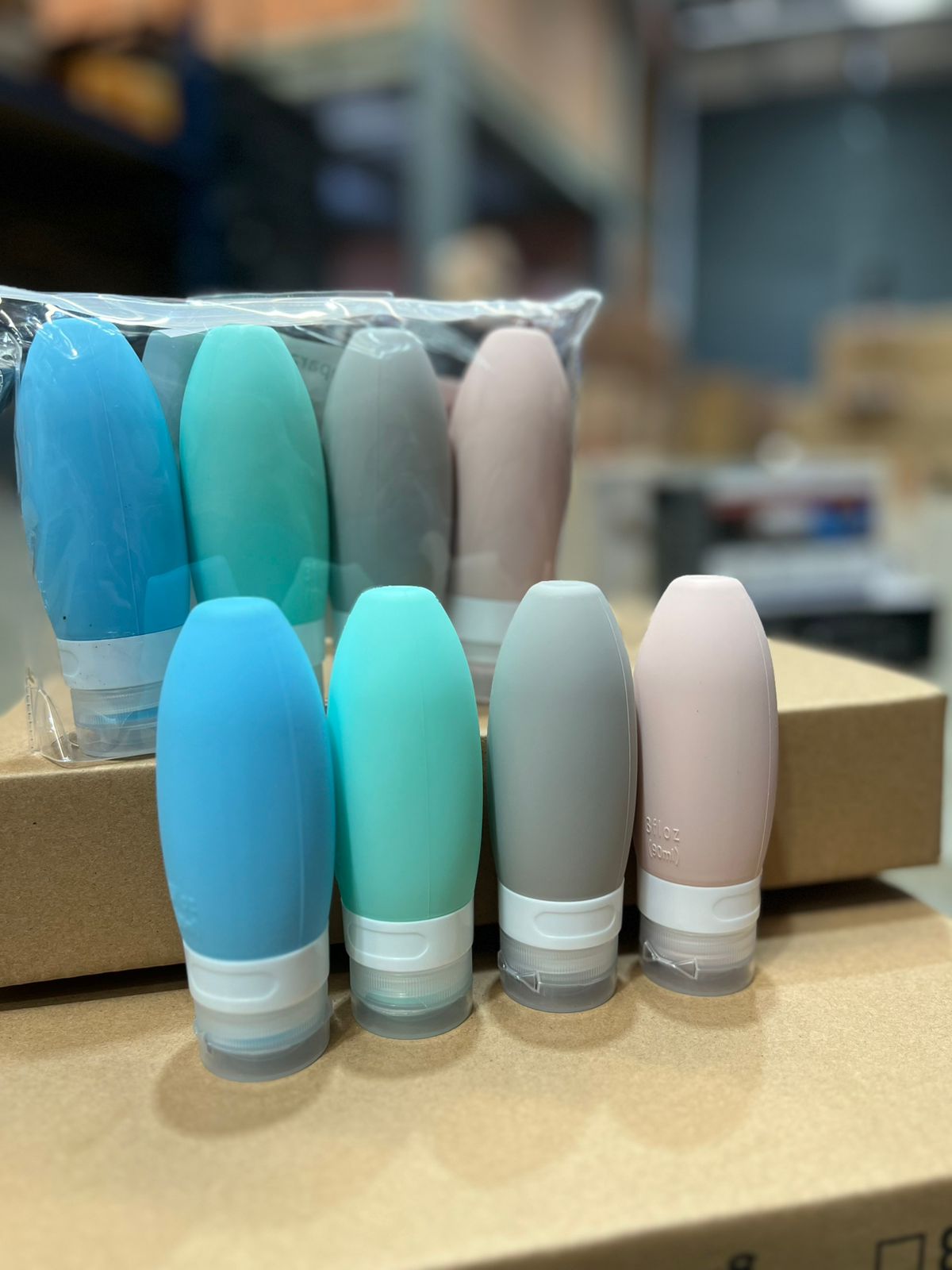 SET BOTELLAS DE VIAJE